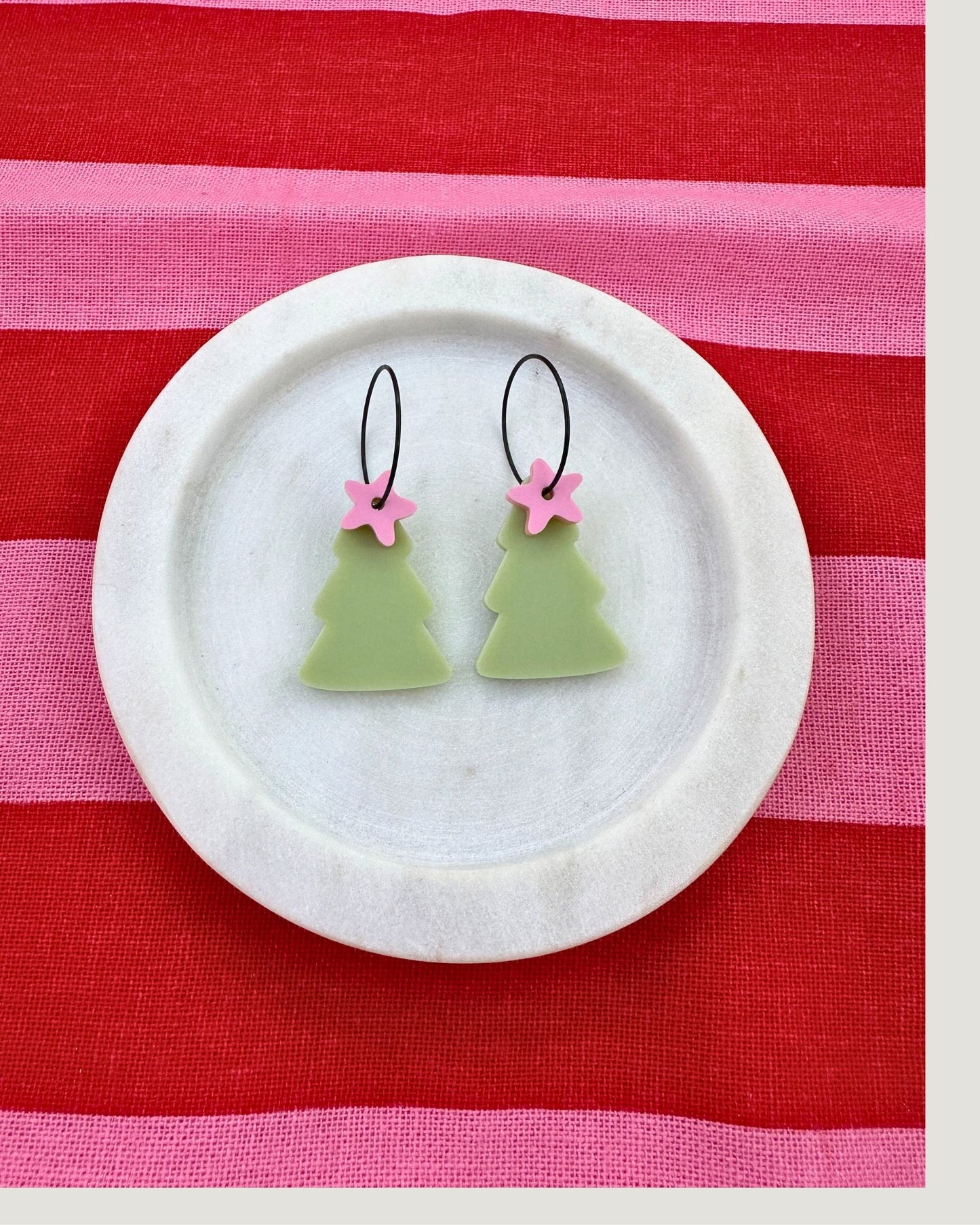 DECK THE MINT TREES | PINK STARS | CHRISTMAS COLLECTION