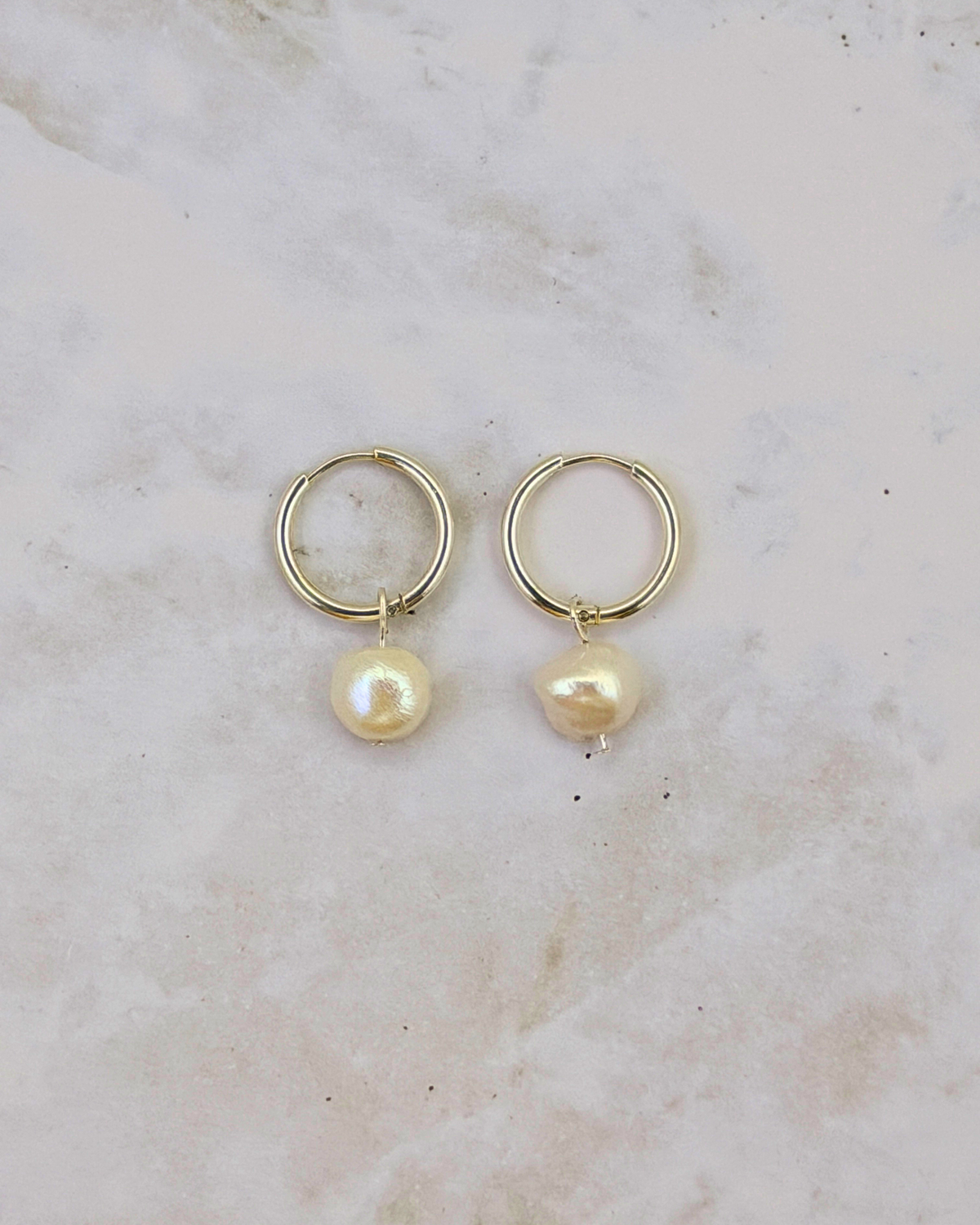 ORIGINAL PEARL | SILVER | HOOPS