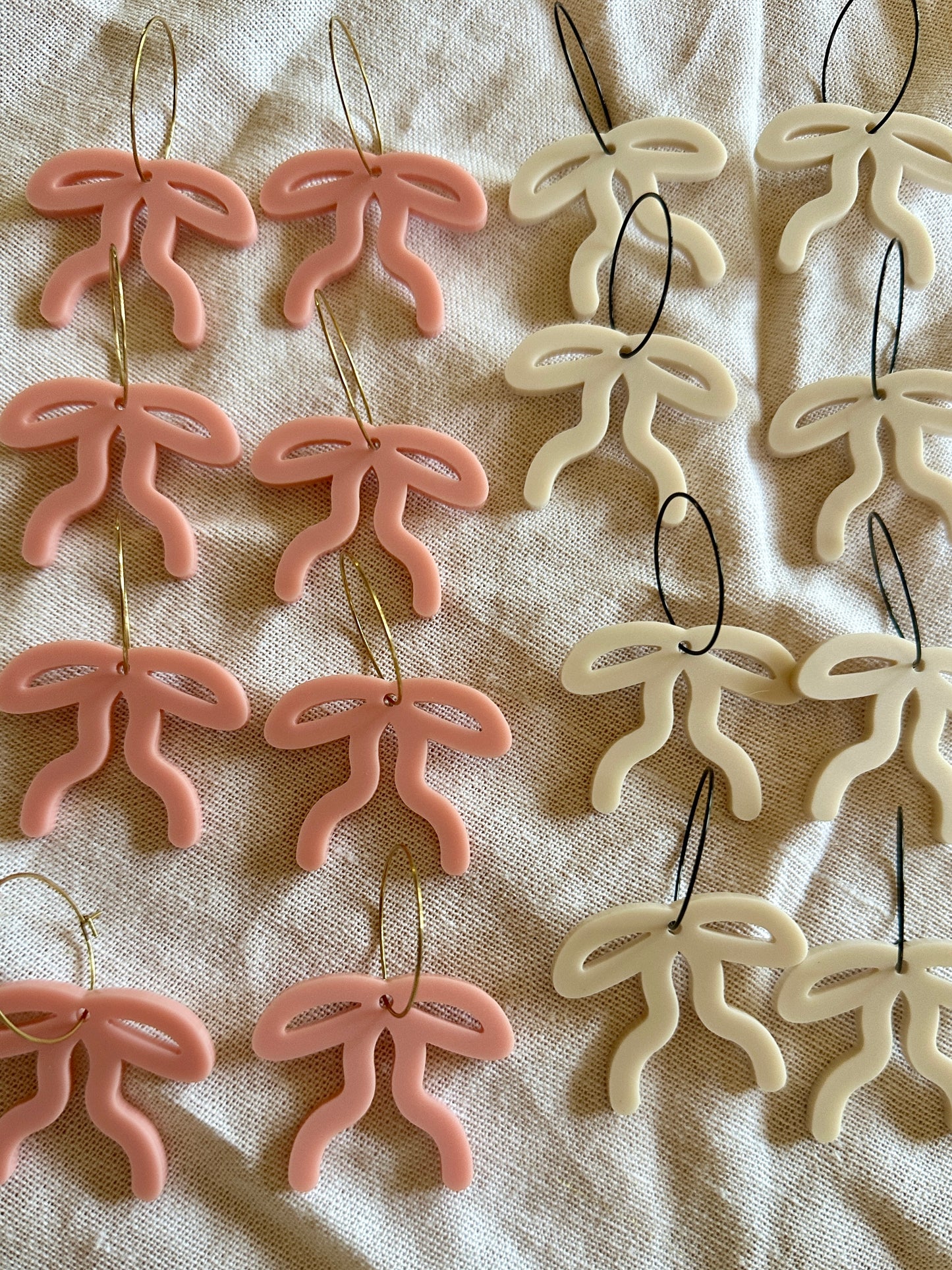 #33 BOWS | HOOPS | BLUSH