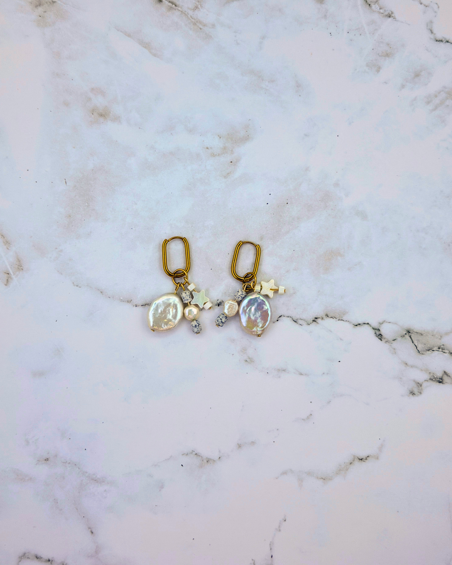 WISH UPON A PEARL | STACKED HOOPS