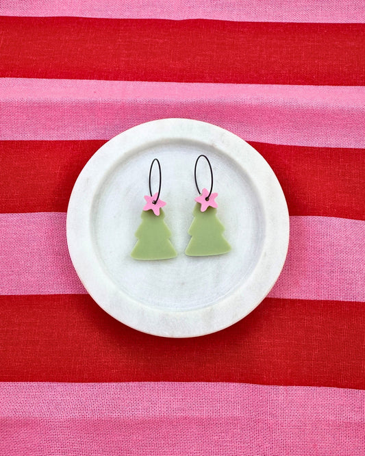 DECK THE MINT TREES | PINK STARS | CHRISTMAS COLLECTION