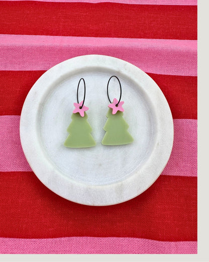 DECK THE MINT TREES | PINK STARS | CHRISTMAS COLLECTION