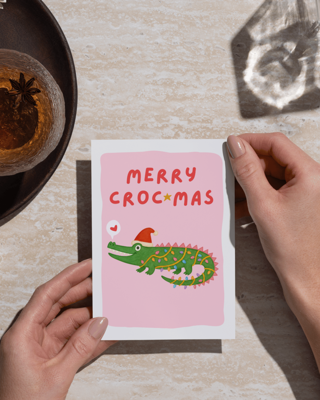MERRY CROCMAS | CHRISTMAS CARD | CHRISTMAS COLLECTION