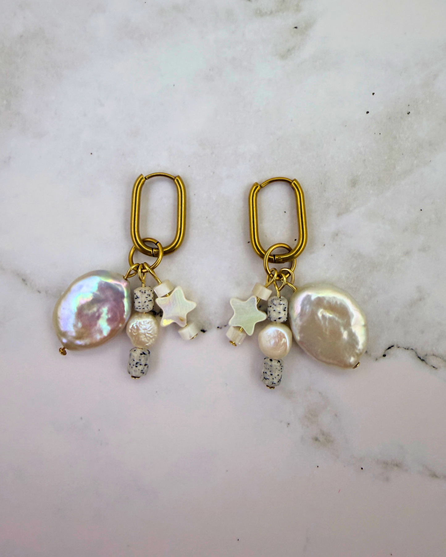 WISH UPON A PEARL | STACKED HOOPS