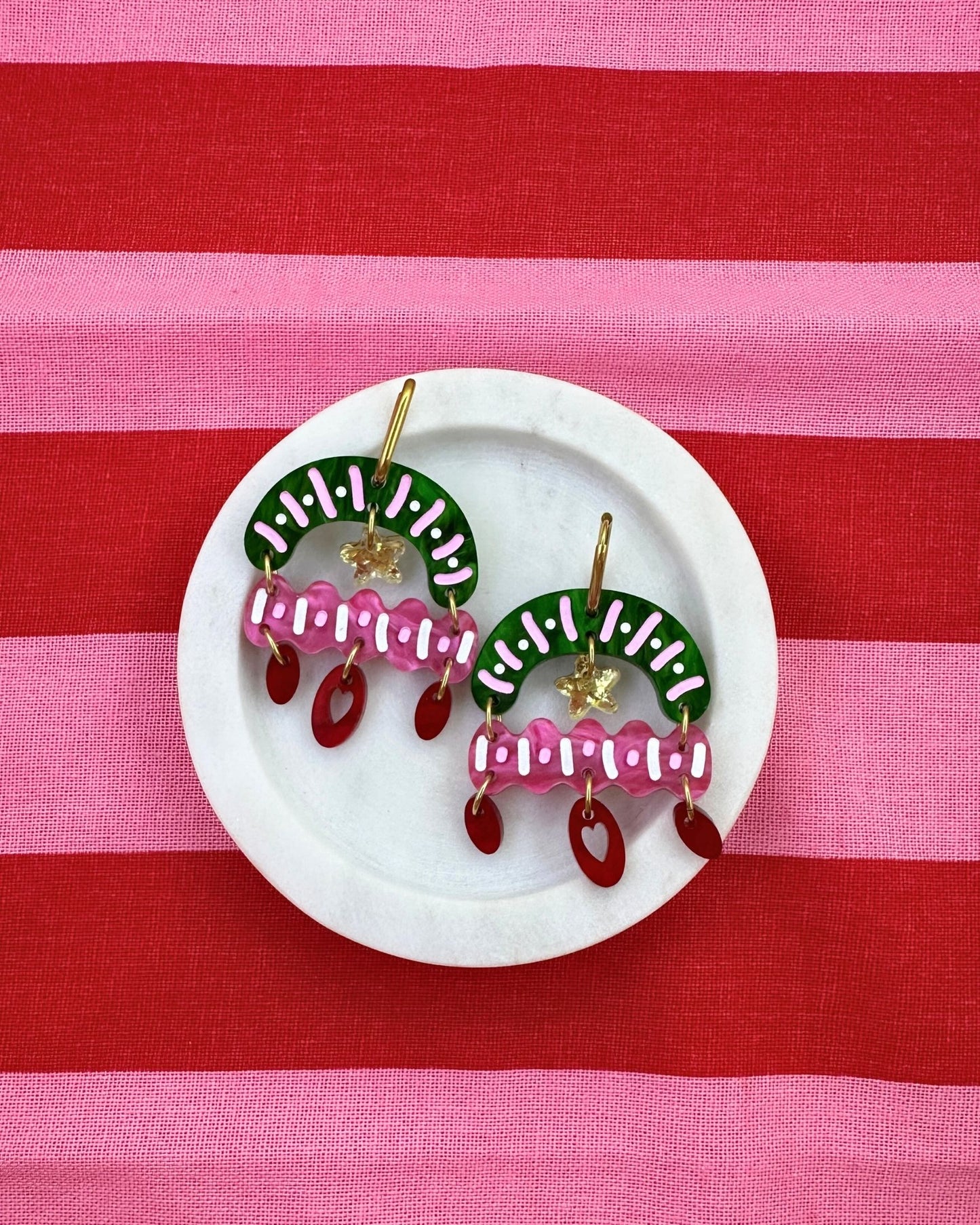 I CAN'T be-WREATH IT'S CHRISTMAS | CHRISTMAS EARRINGS