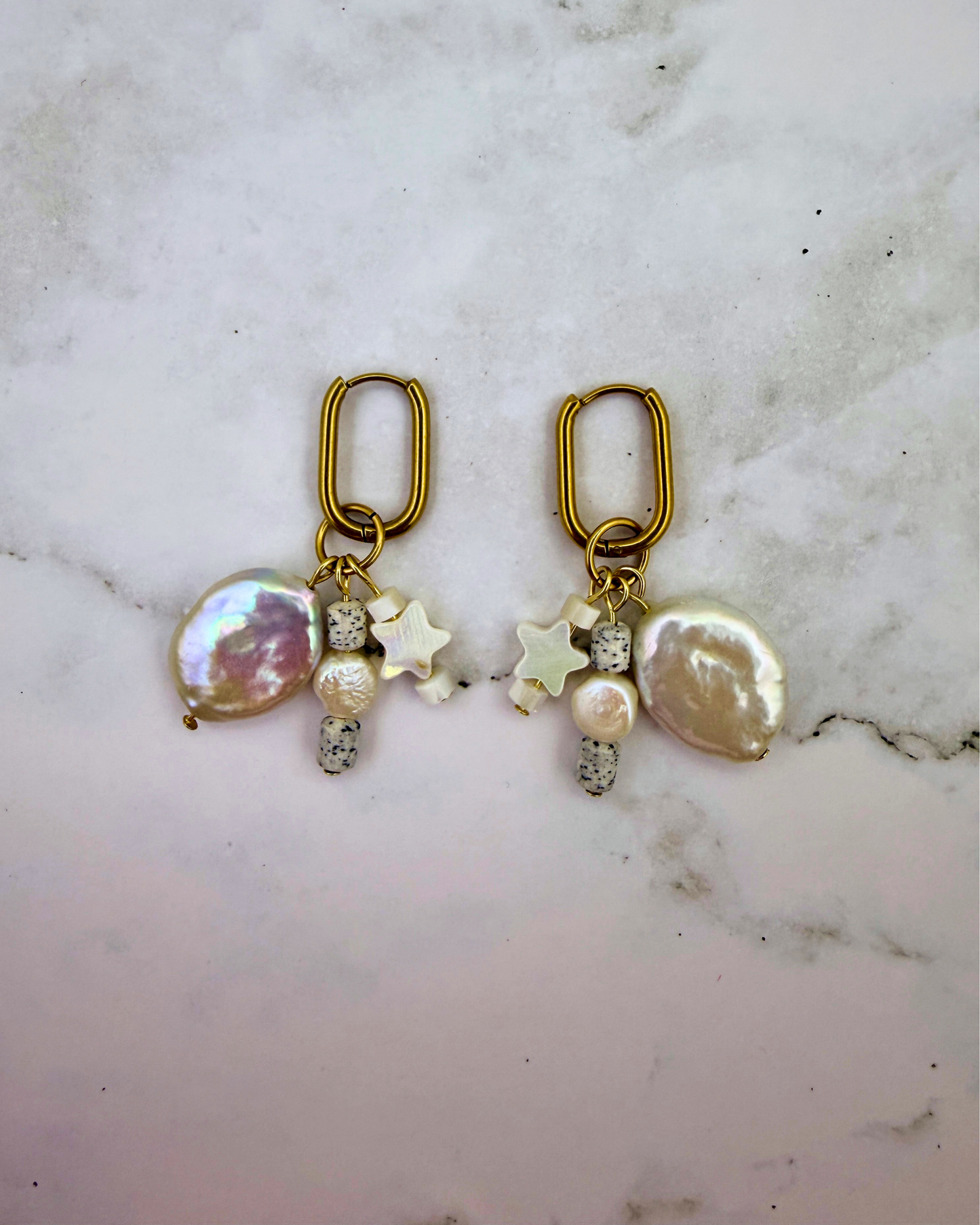 WISH UPON A PEARL | STACKED HOOPS