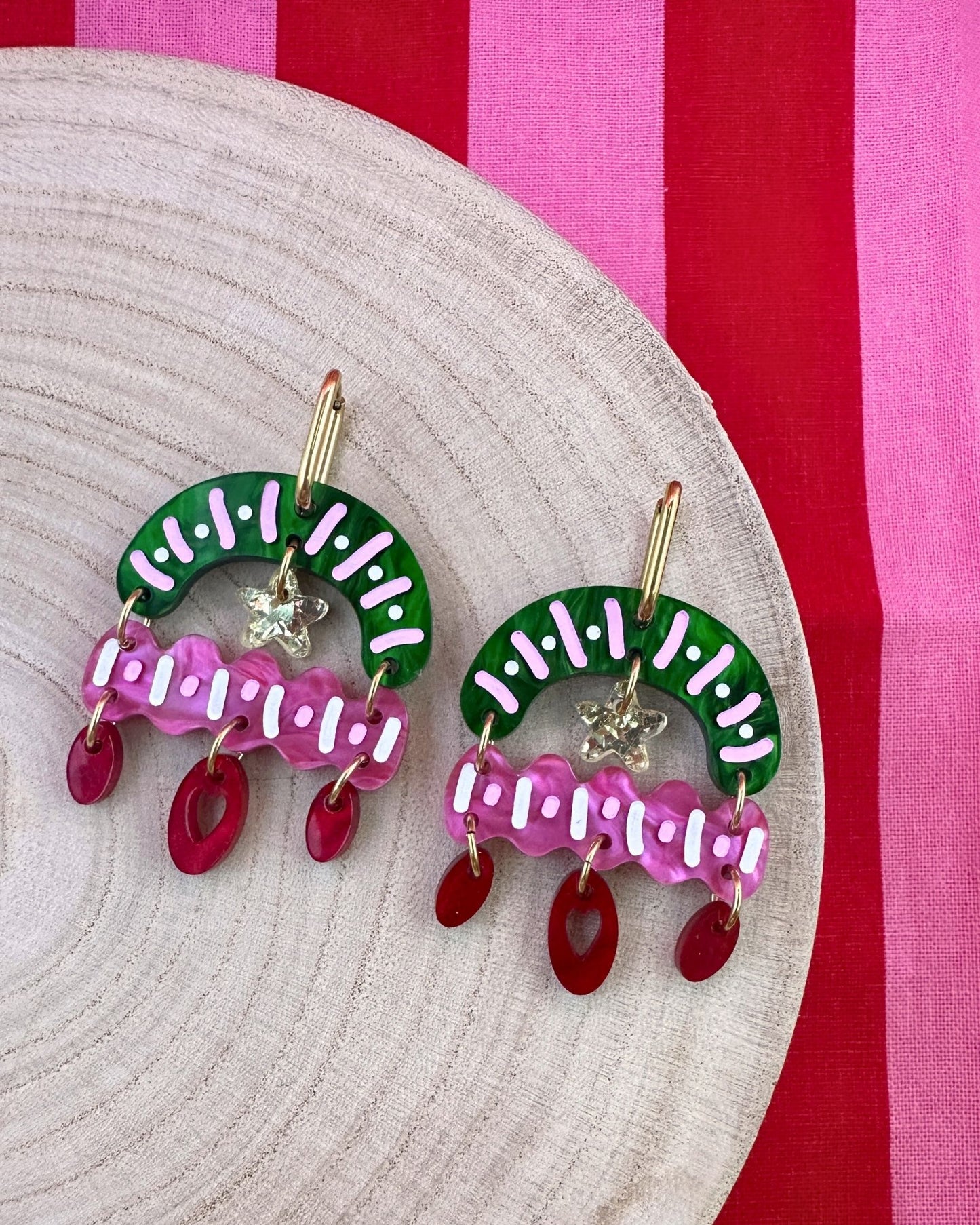 I CAN'T be-WREATH IT'S CHRISTMAS | CHRISTMAS EARRINGS