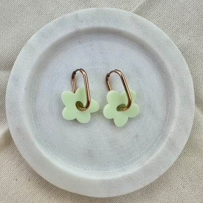 GERTRUDE | MINT ROSE GOLD | HOOPS