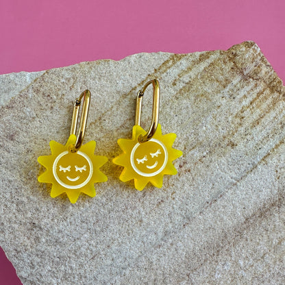 SUN | CHARM HOOPS