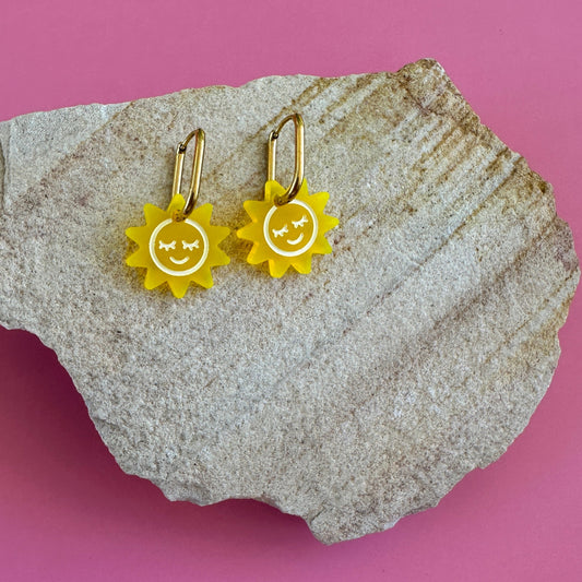 SUN | CHARM HOOPS