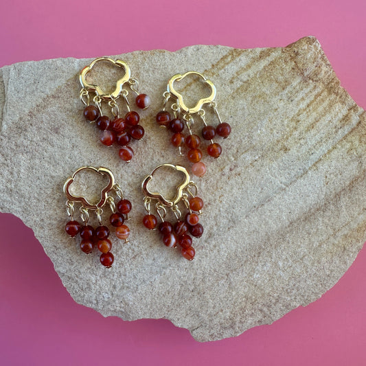 CARNELIAN CHANDELIER | HOOPS
