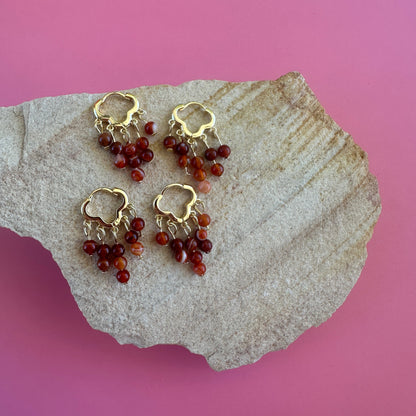 CARNELIAN CHANDELIER | HOOPS