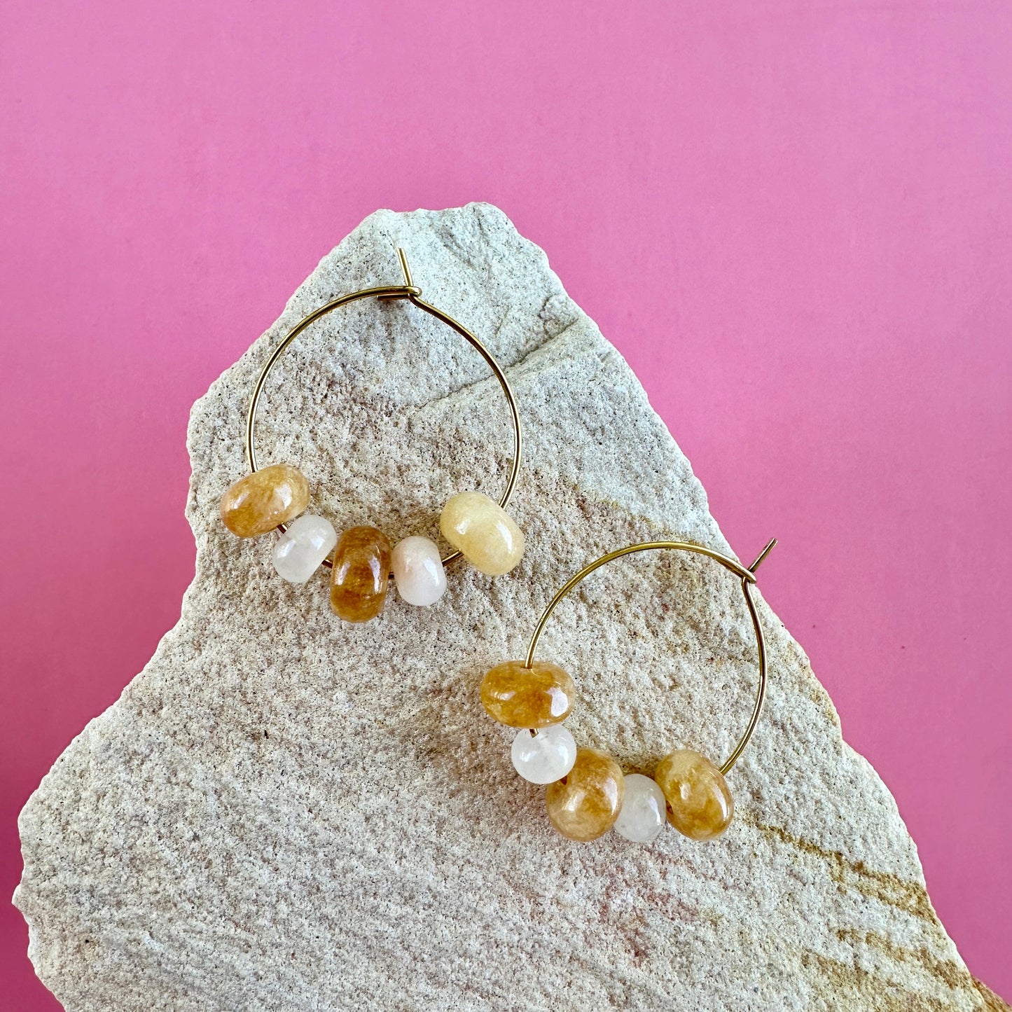 GOLDEN JADE | STACKED HOOPS