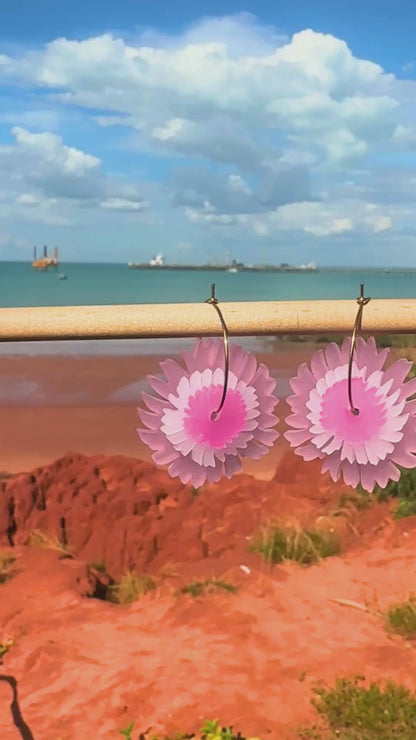 BACHELOR BUTTON | STATEMENT HOOPS